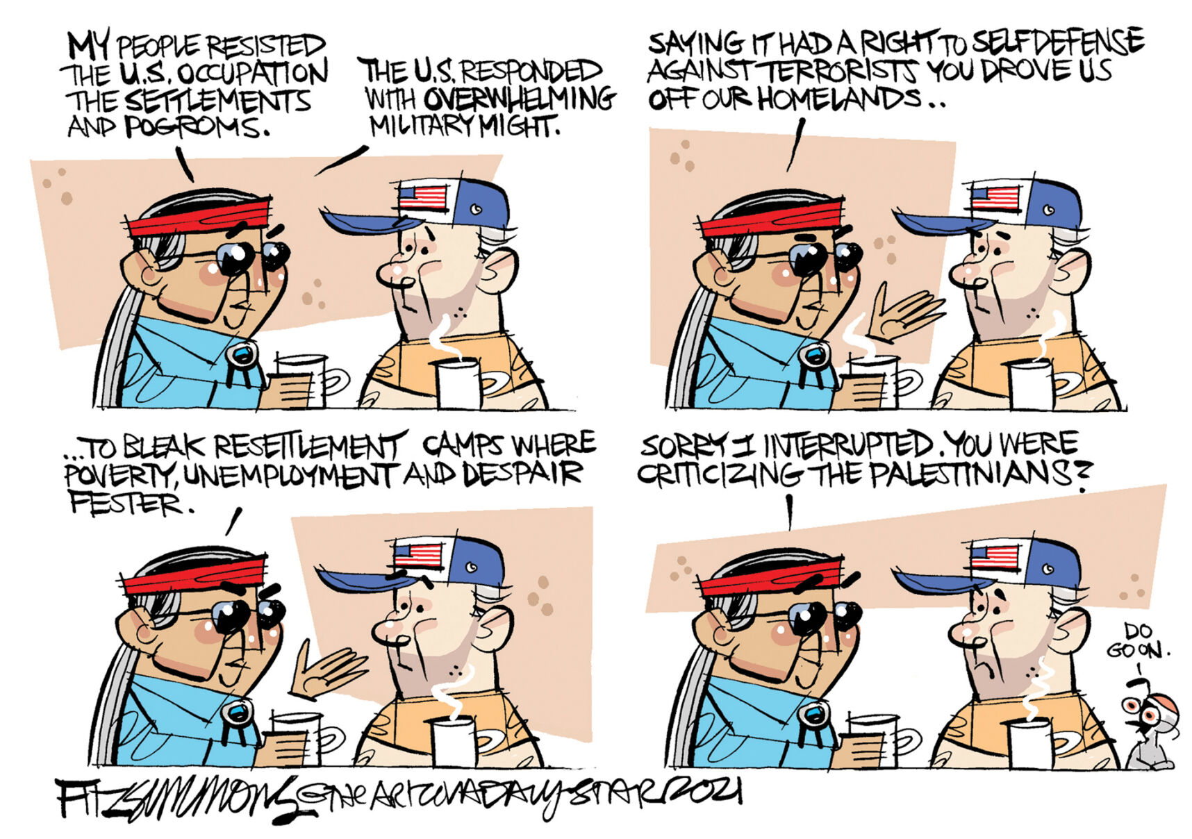 Daily Fitz Cartoon: Middle East
